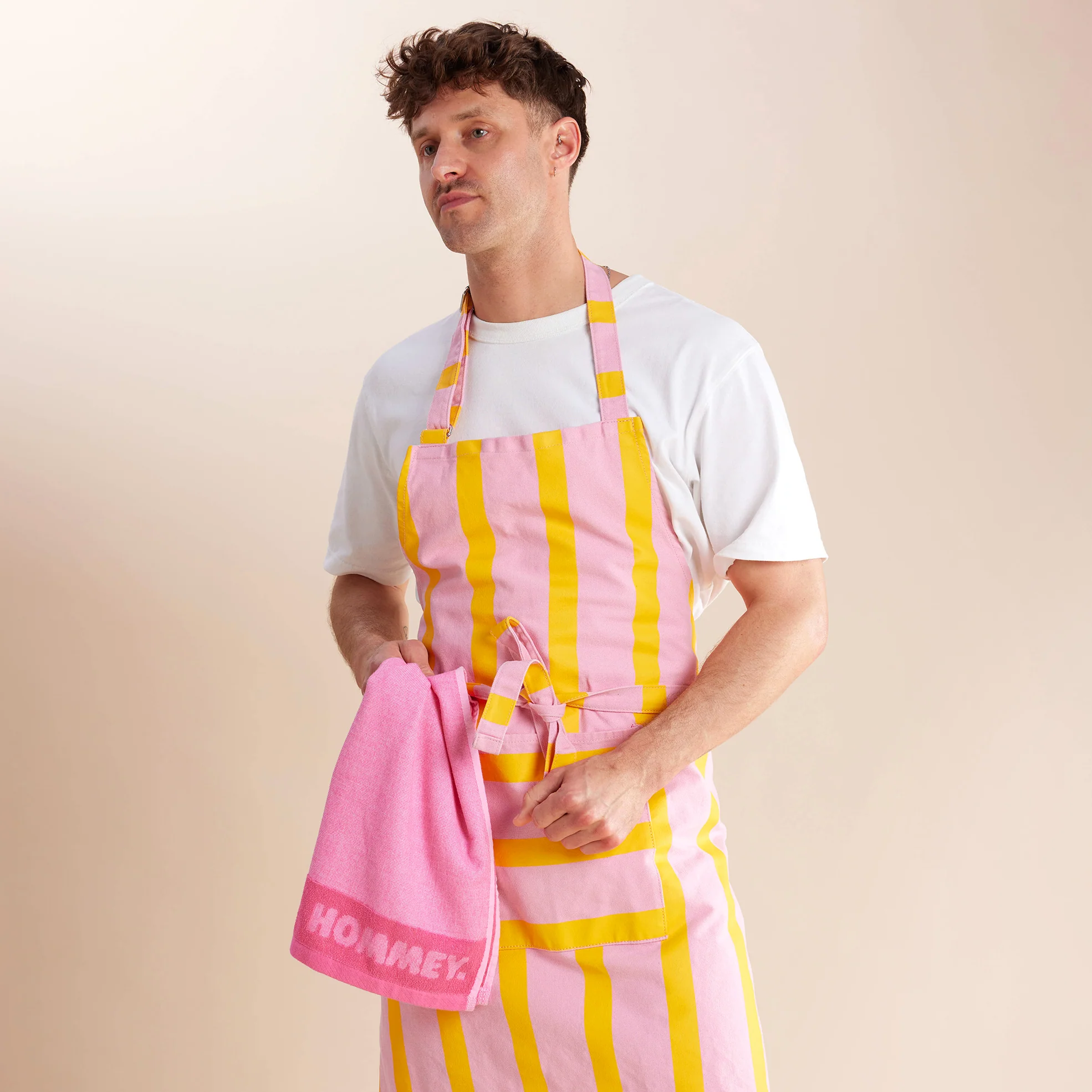Apron - Pink Lemonade Stripes - Image 6