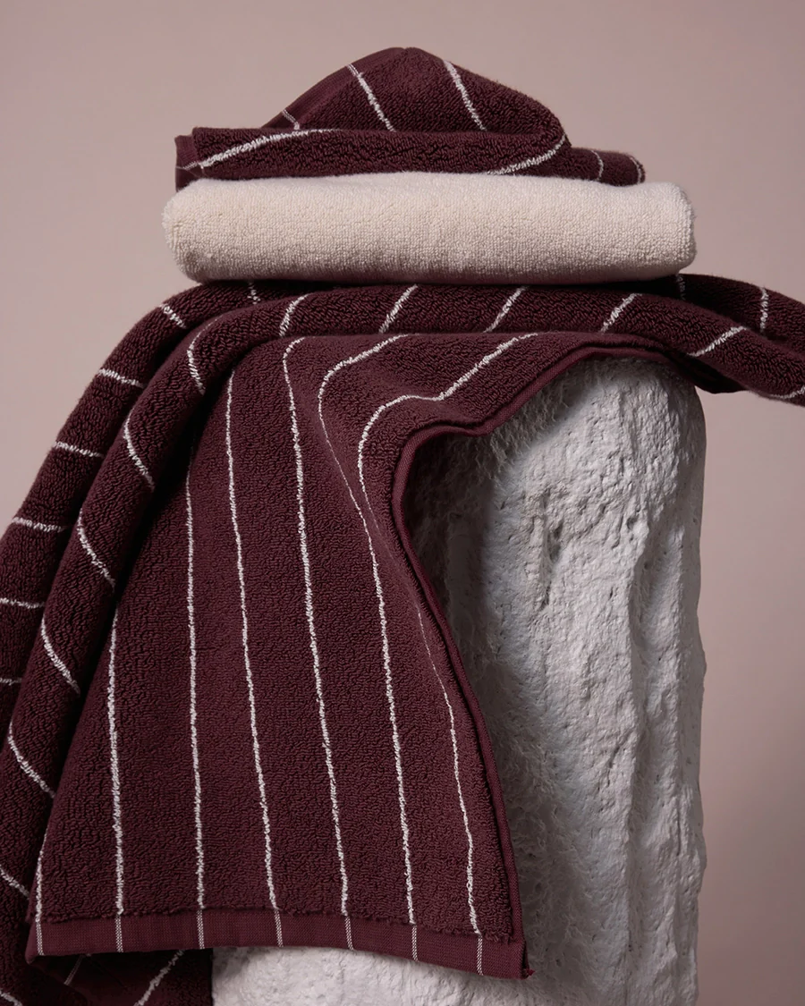 Bath Towel - Merlot - Image 4