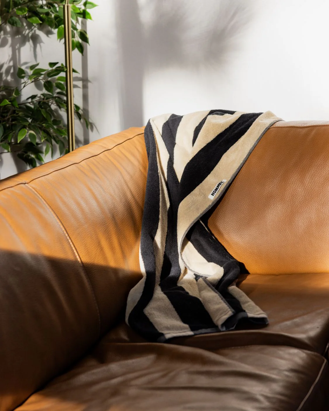 Beach Towel - Vanilla Bean Stripes - Image 2