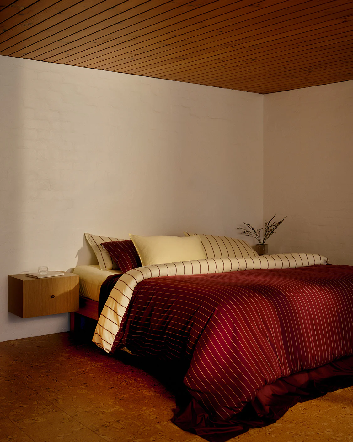 Duvet Cover - Chamomile / Wine - Image 2