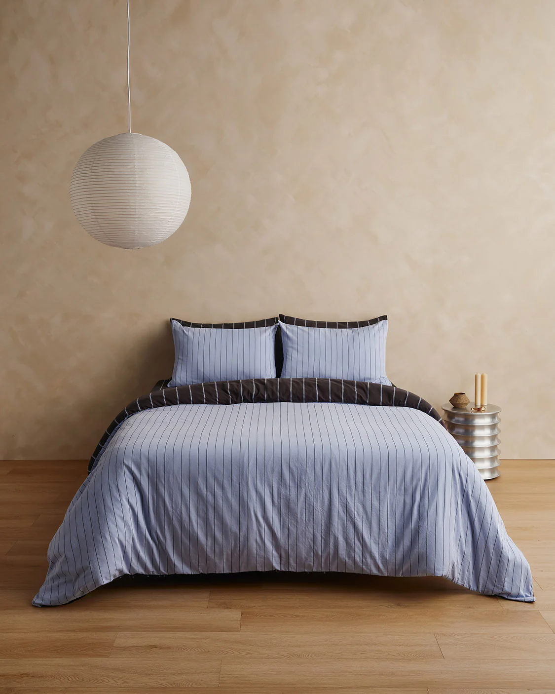 Duvet Cover - Chocolate / Mist - Image 3