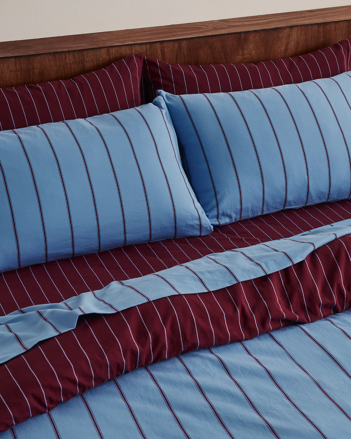 Duvet Cover - Oxford / Plum - Image 4