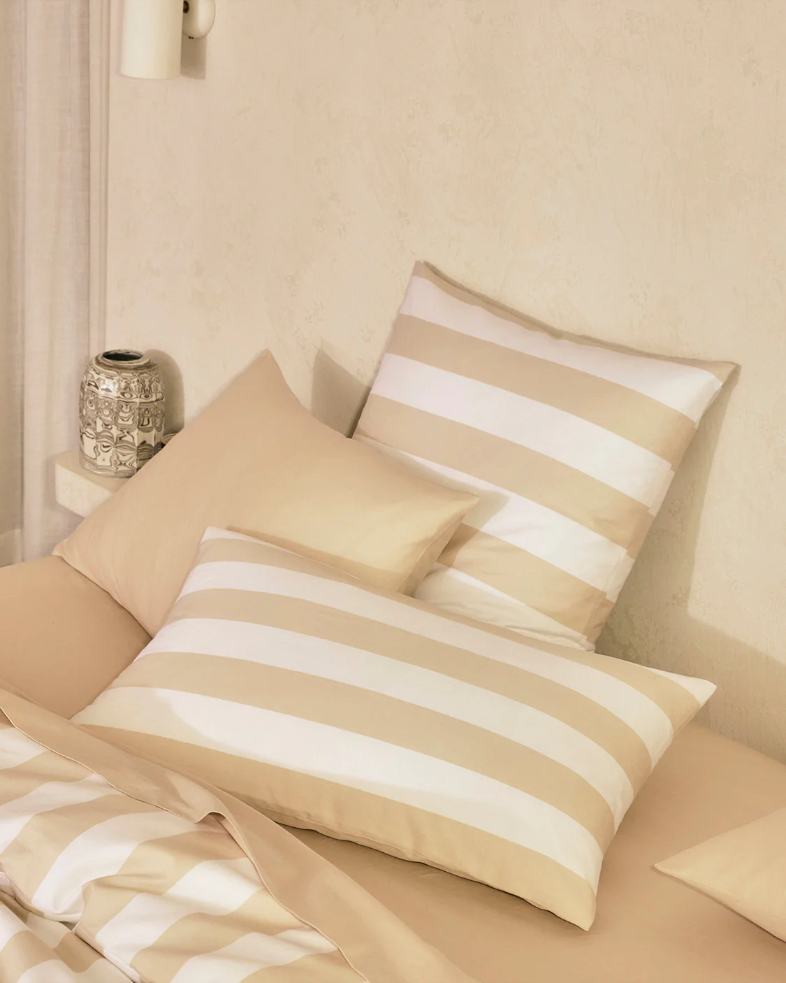 European Pillowcase - Biscotti Stripes - Image 2