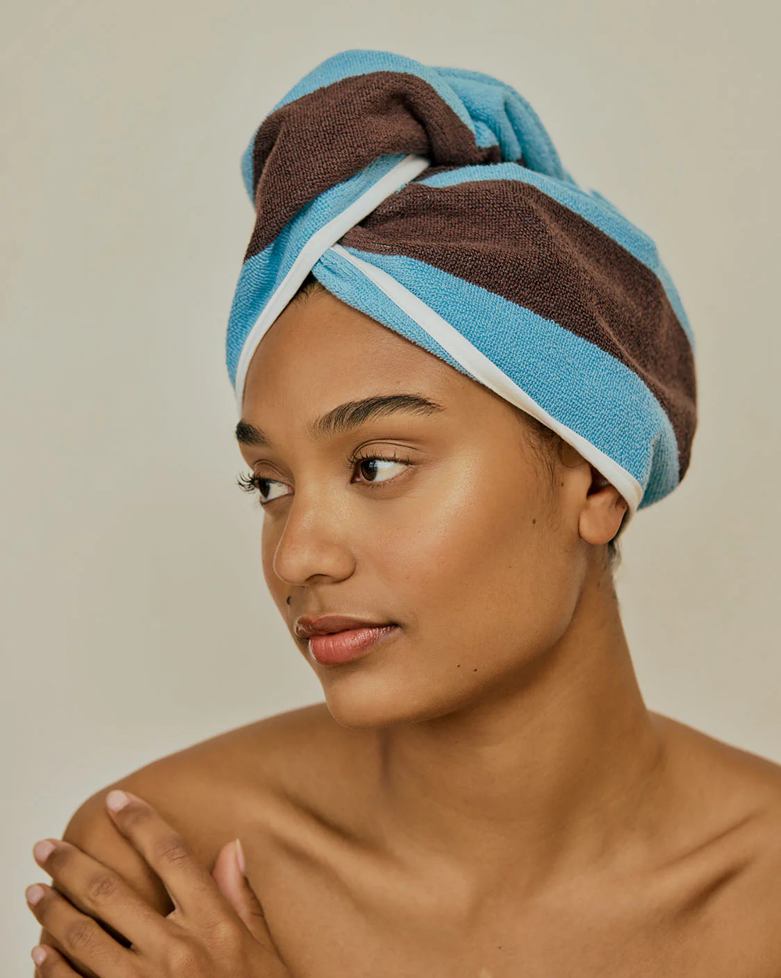 Hair Wrap - Iced Chocolate - Image 3
