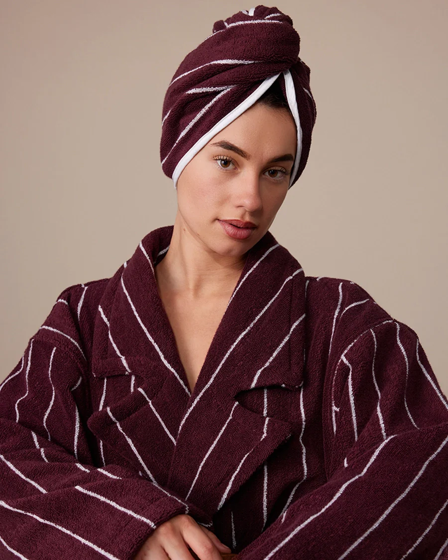 Hair Wrap - Merlot - Image 2