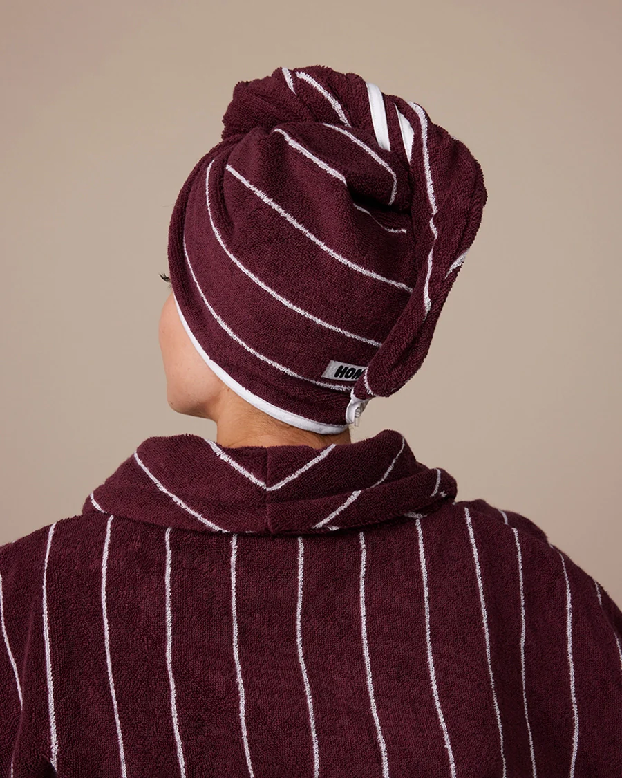Hair Wrap - Merlot - Image 4