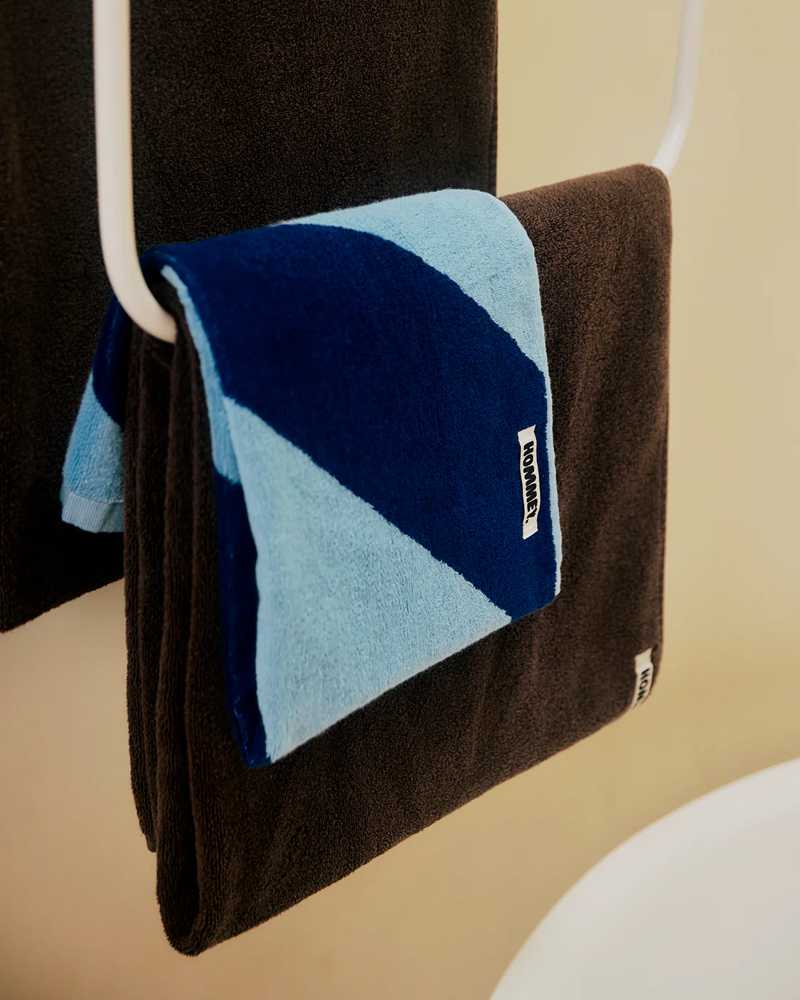 Hand Towel - Blueberry Stripes - Image 2