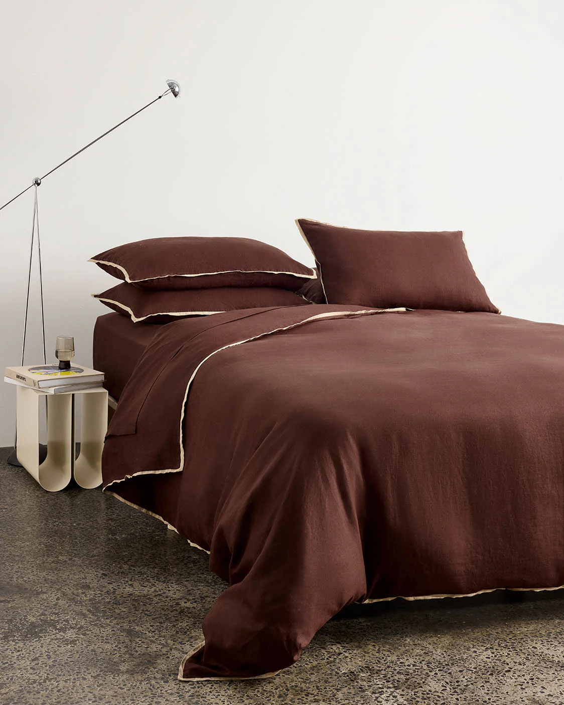 Linen Duvet Cover - Brown Sugar - Image 2