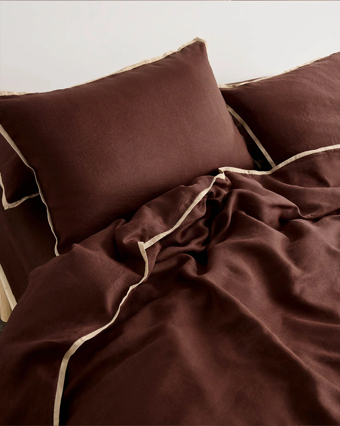Linen Duvet Cover - Brown Sugar - Image 3