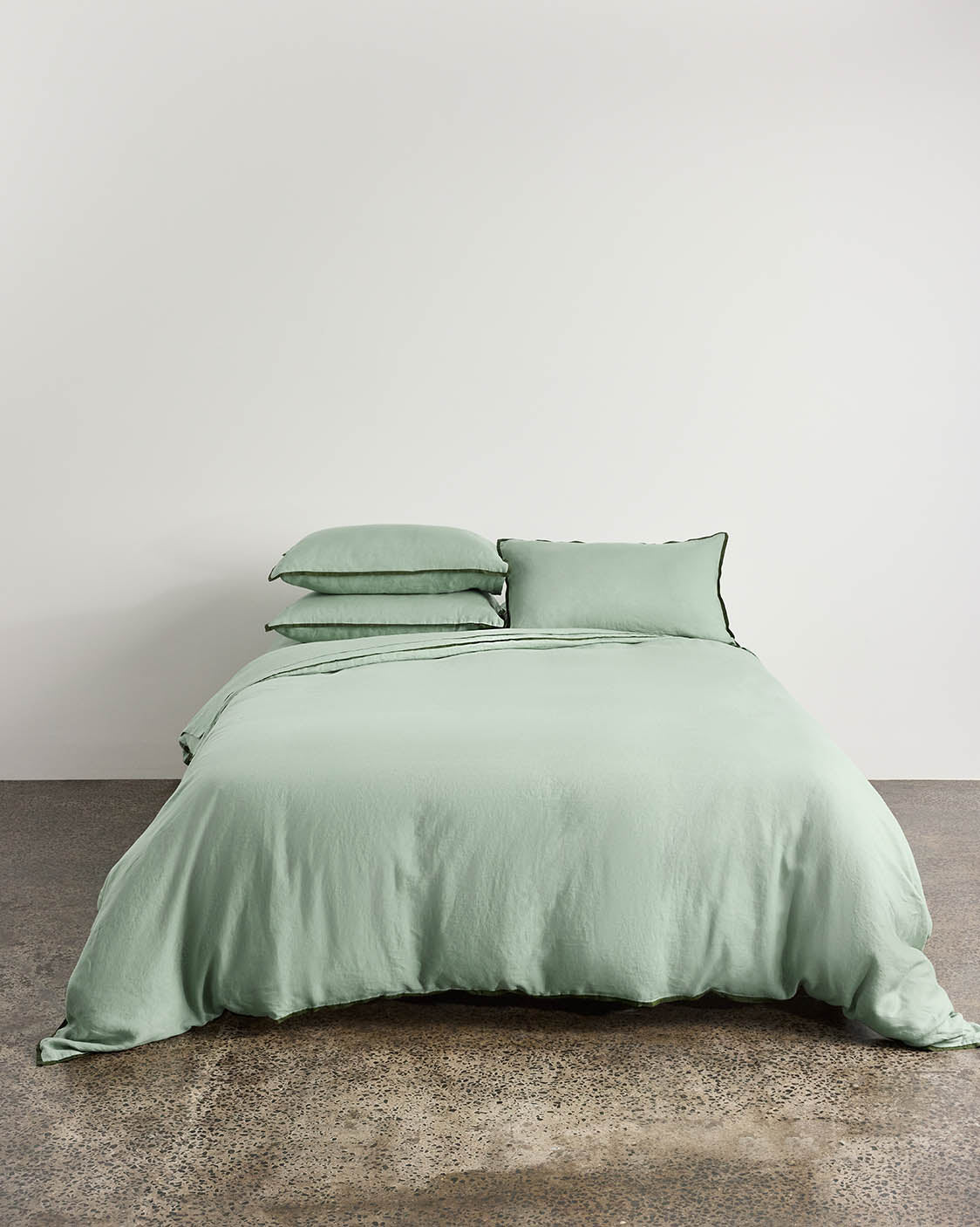 Linen Duvet Cover - Spearmint