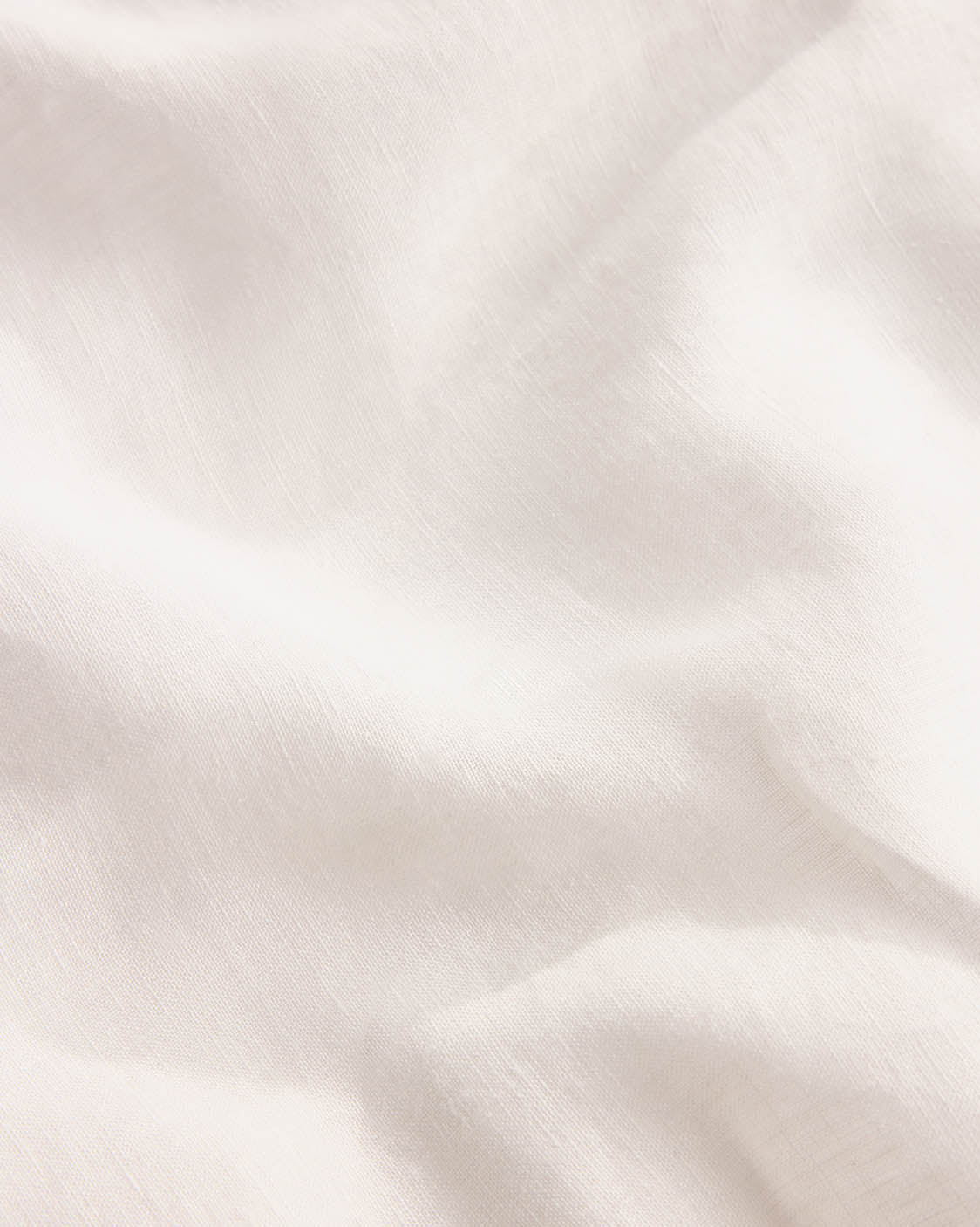 Linen Fitted Sheet - Meringue - Image 4