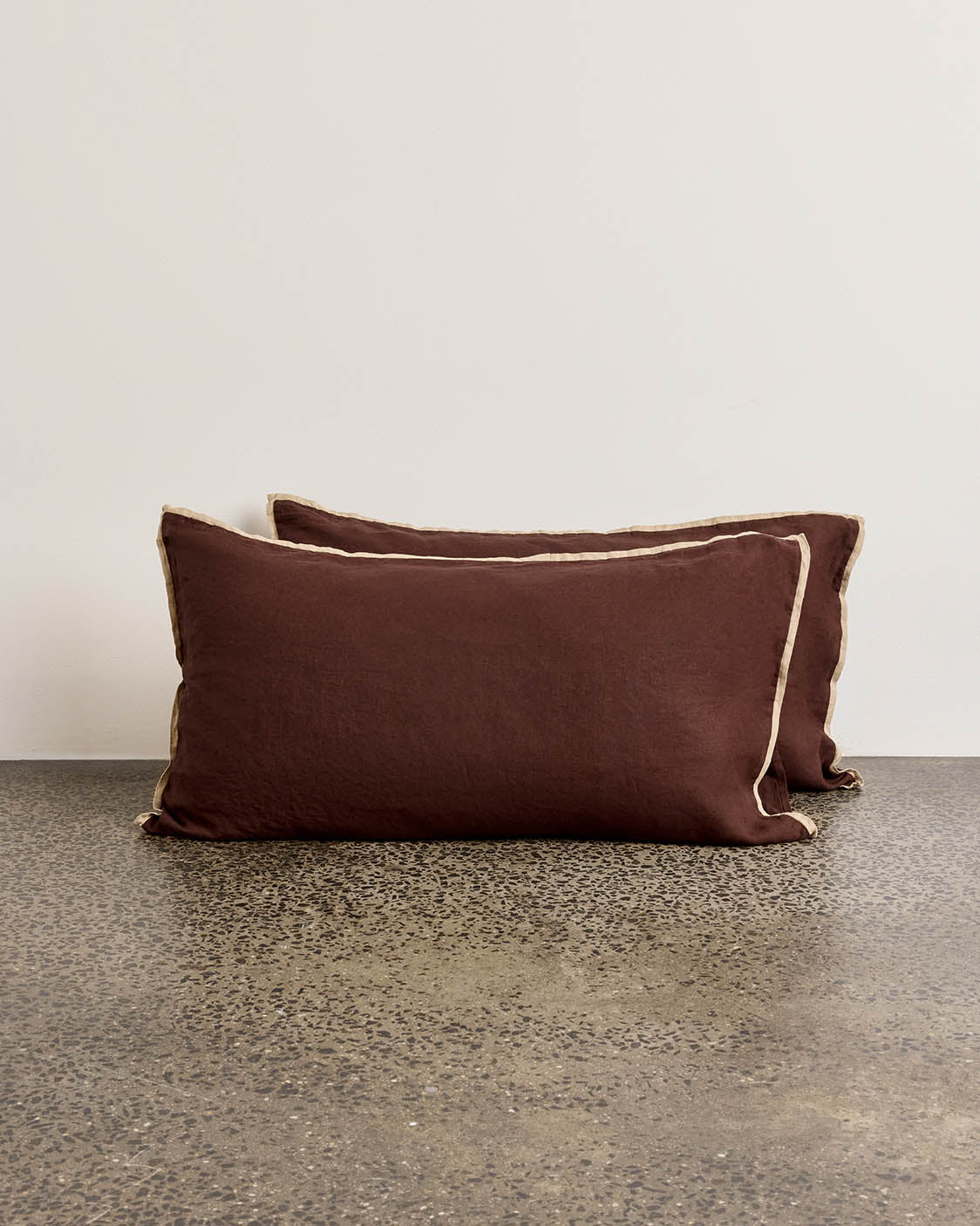 Linen Pillowcase Pair - Brown Sugar - Image 5