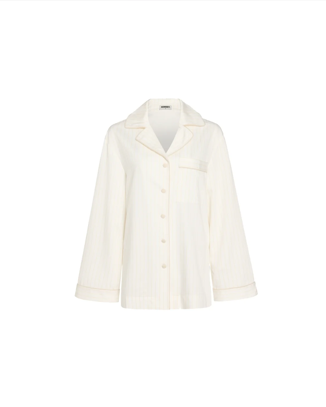Long Sleeve Sleep Shirt - Milkshake Stripes - Image 3