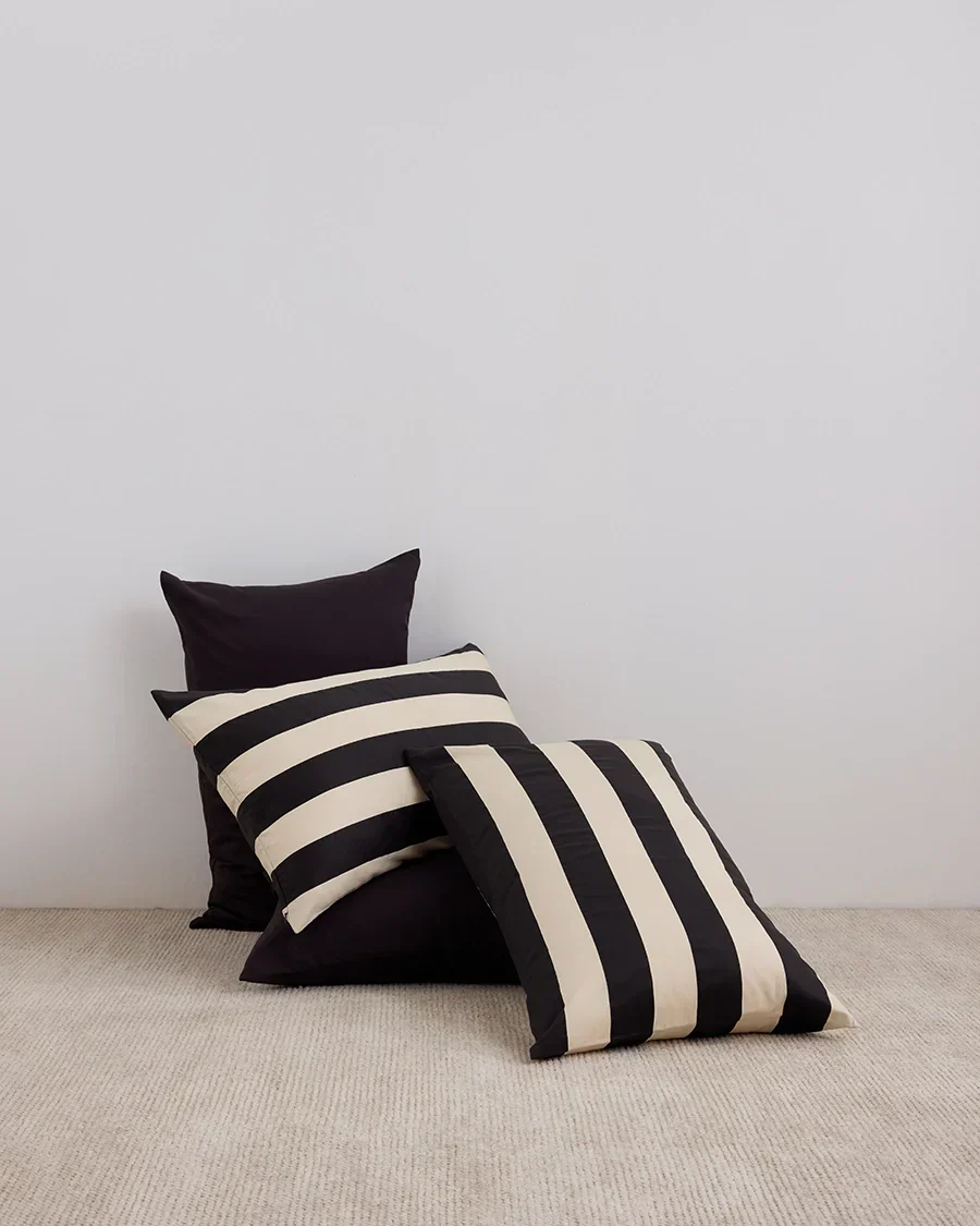 Pillowcase Pair - Vanilla Bean Stripes - Image 4