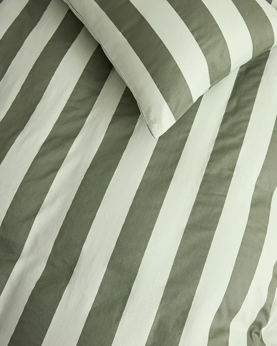 Pillowcase Pair - Wasabi Stripes - Image 6