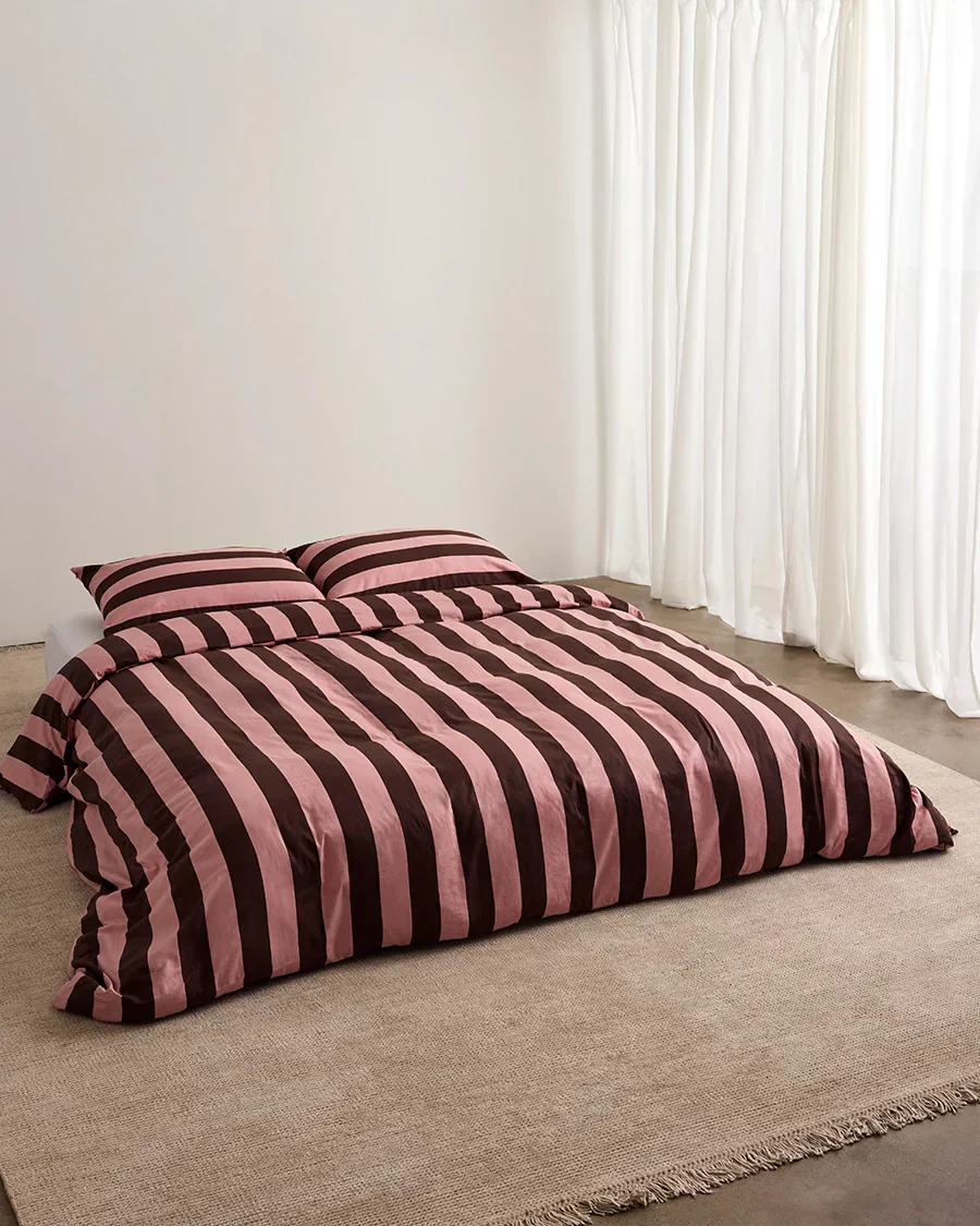 Duvet Cover - Rocky Road Stripes