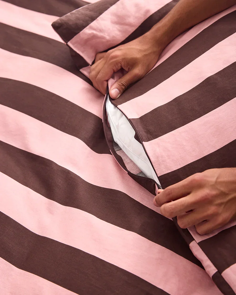 Duvet Cover - Rocky Road Stripes - Image 6