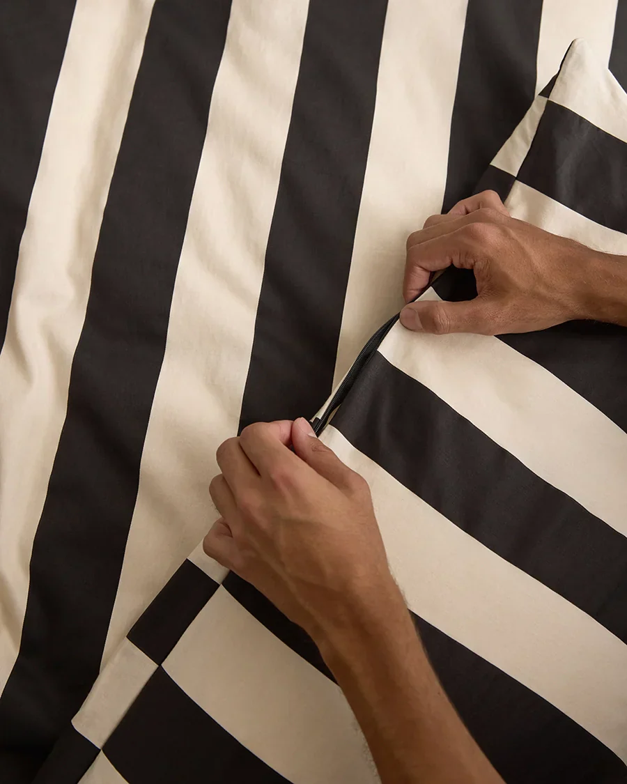 Duvet Cover - Vanilla Bean Stripes - Image 3