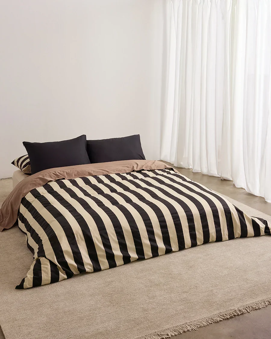 Duvet Cover - Vanilla Bean Stripes - Image 5