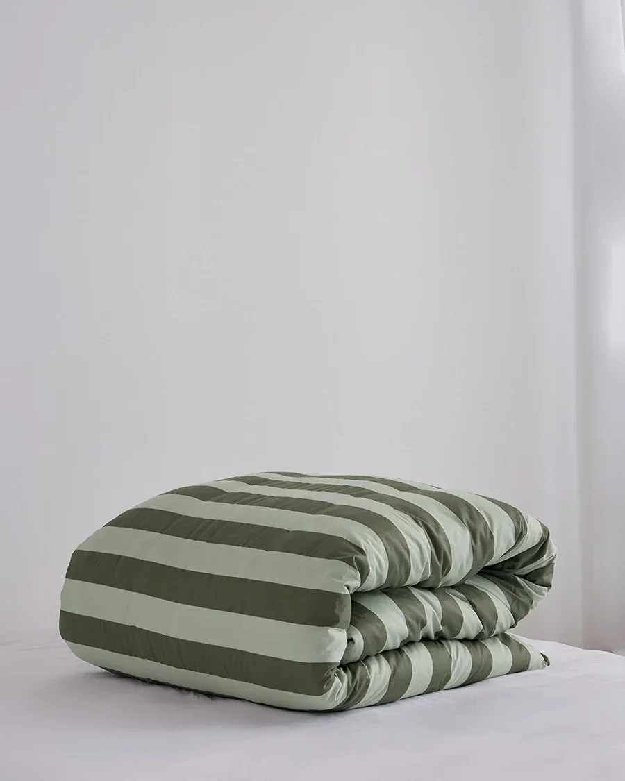 Duvet Cover - Wasabi Stripes - Image 2