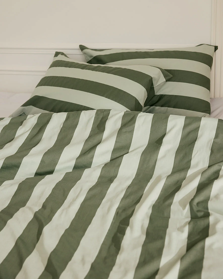 Duvet Cover - Wasabi Stripes - Image 3