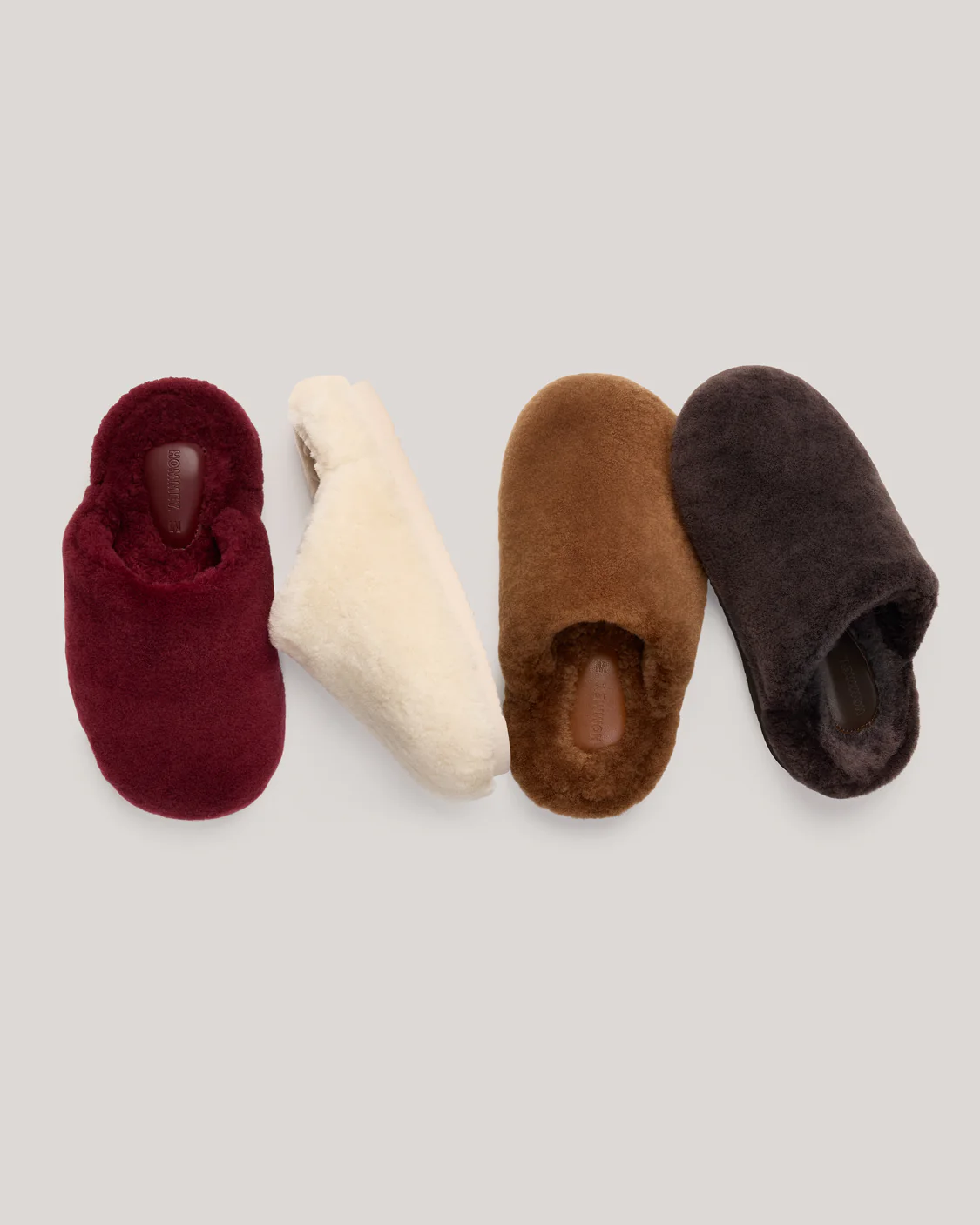 Sheepskin Slippers - Wine - Image 5