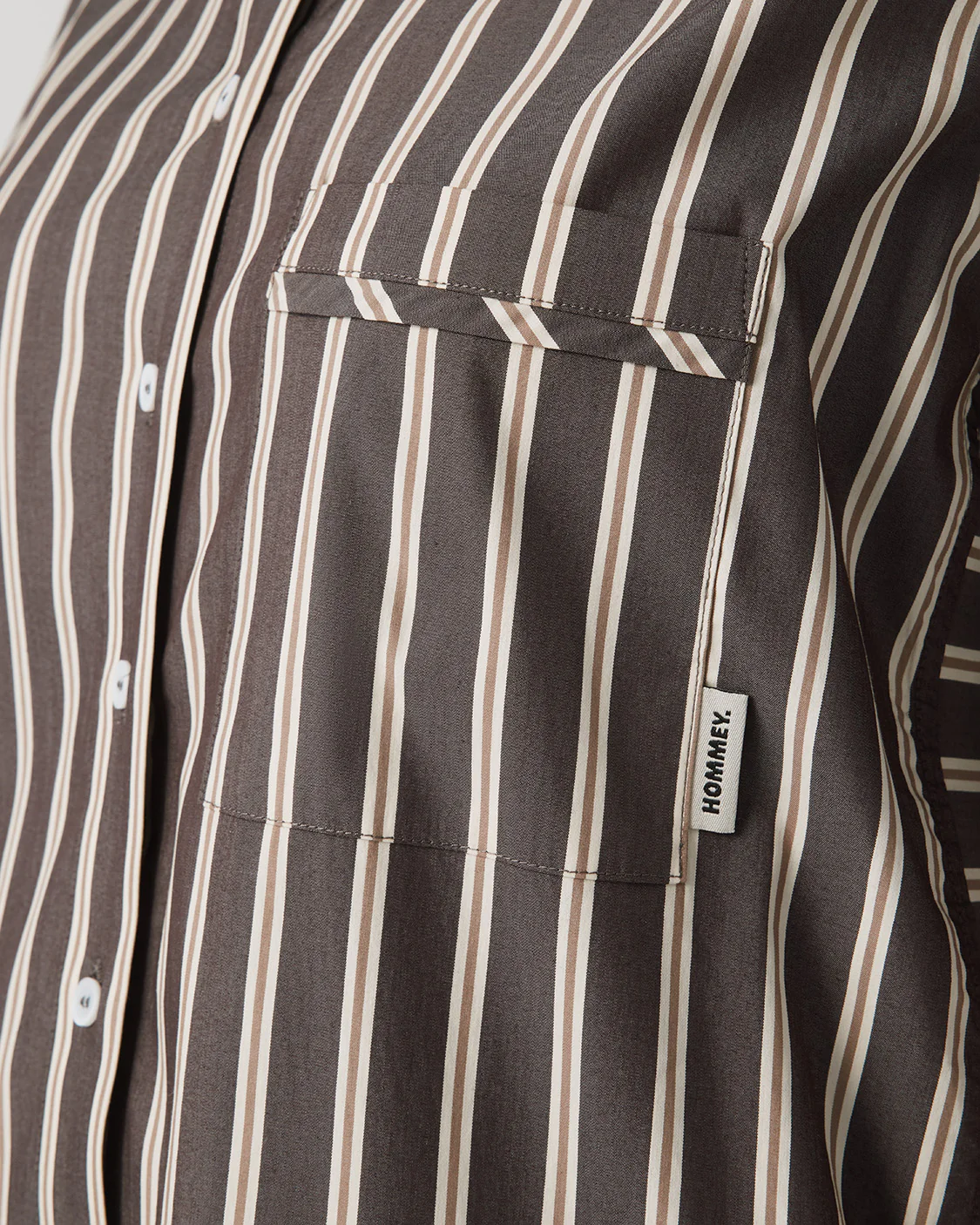 Short Sleeve Shirt - Chocolate - Image 3