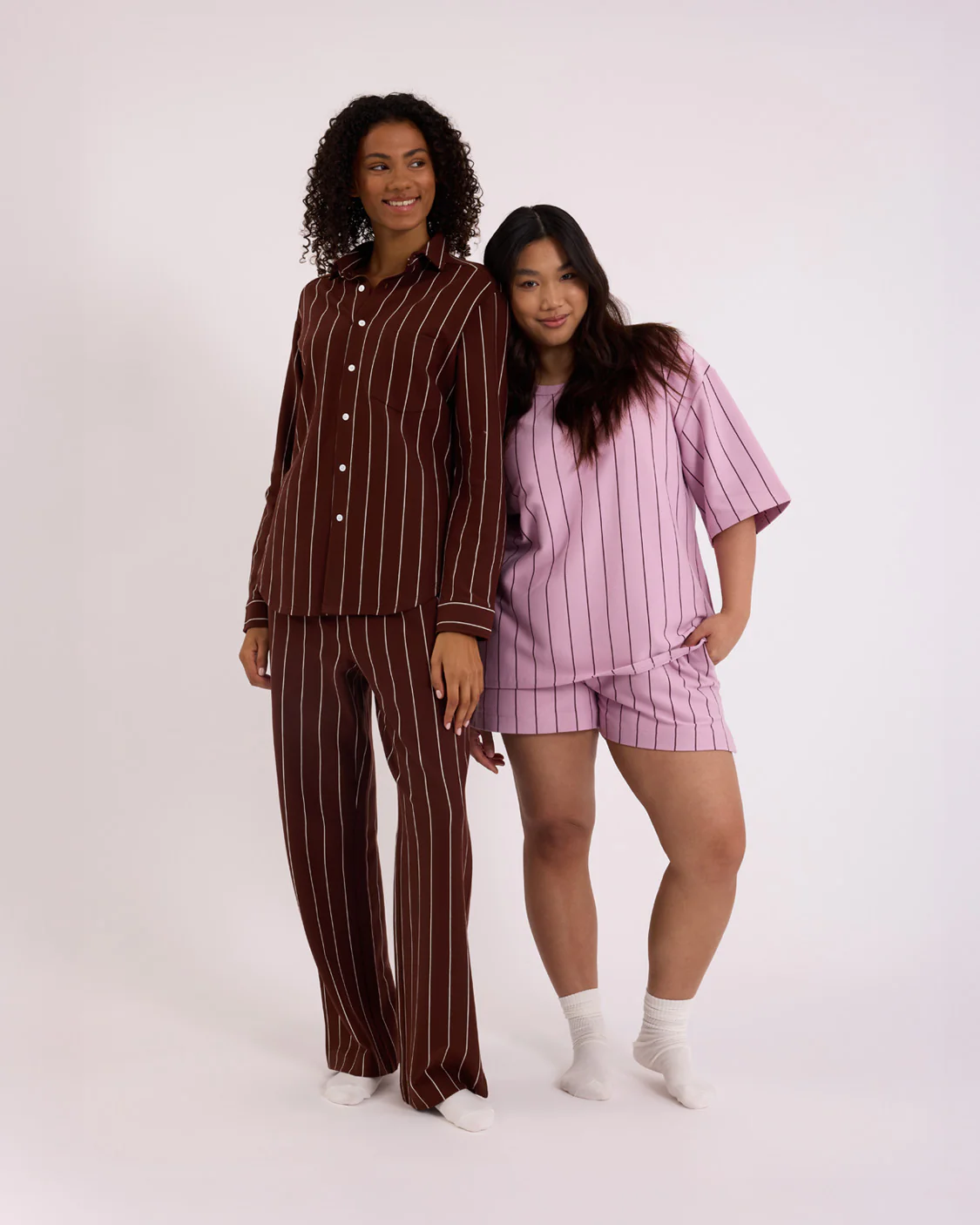 Long Sleeve Sleep Shirt - Mahogany - Image 6